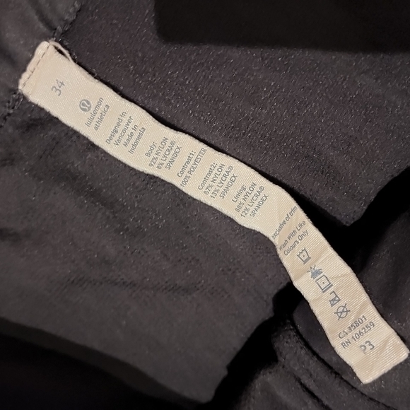 Lululemon mens black short size 34 - Picture 3 of 12